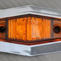 Диодни Лед LED светлини габарити за камион ОРАНЖЕВИ 12-24V , снимка 2 - Аксесоари и консумативи - 35423462