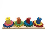 Образователна дървена играчка тип Сортер, снимка 1 - Образователни игри - 43375002
