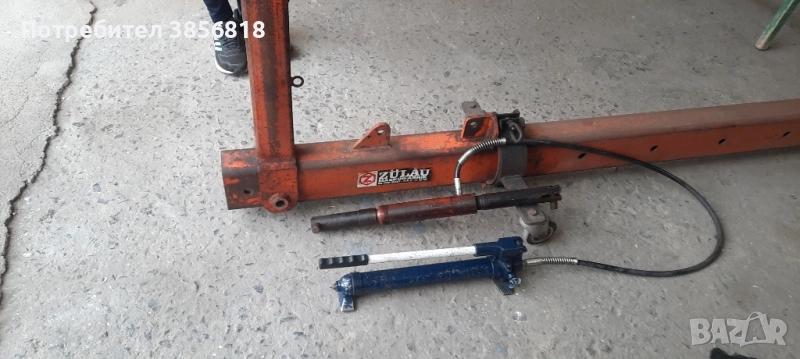 Дозер -греда за разпъване на ударени автомобили., снимка 1