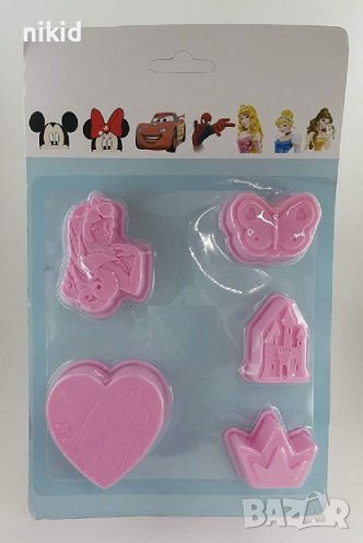 Принцеса Аврора замък пеперуда корона силиконов молд форми форма фондан тесто шоколад бонбон гипс, снимка 1