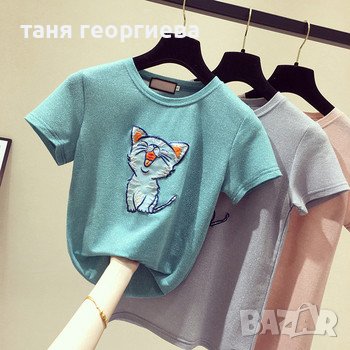 дамска лъскава блуза, снимка 1