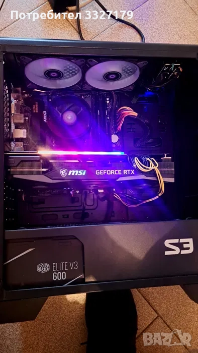 Гейминг компютър *RTX 3060 Ti*, *Ryzen 5 5600, снимка 1