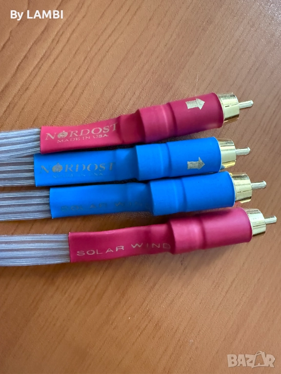 Nordost Solar wind rca-rca 1m. Hi fi, снимка 1