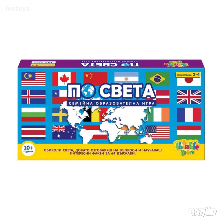 Детска образователна игра Thinkle Stars "По света" - Код 1013, снимка 1