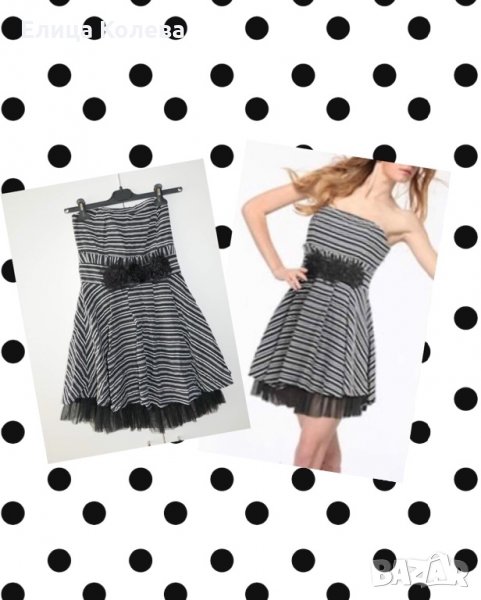 Нова английска рокля С тюл, снимка 1