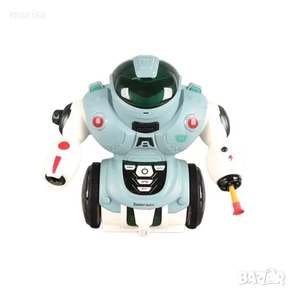 Танцуващ робот с пара, 3D светлини и оръжие 200795130, снимка 1