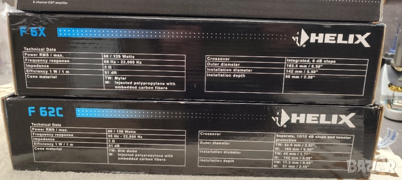 усилватели , тонколони, helix , dd audio, снимка 1