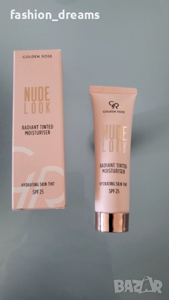 GOLDEN ROSE NUDE LOOK Тониращ овлажняващ крем SPF 25, снимка 1