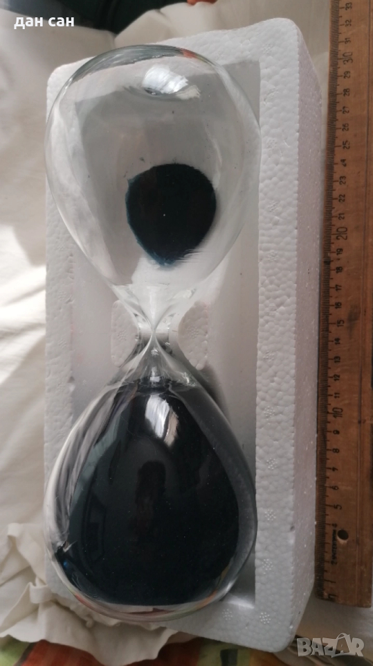 нов голям пясъчен часовник , снимка 1