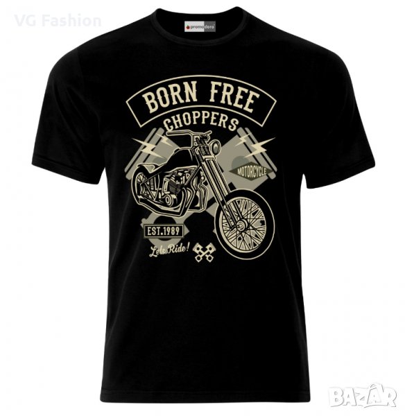 Мъжка Тениска Моторджийска Мото Мотокрос Ендуро Моторист Мотоциклетизъм Moto Motorcycle, снимка 1