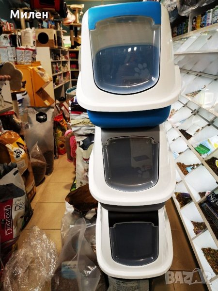 Затворена котешка тоалетна с филтър - Произход: Белгия, снимка 1