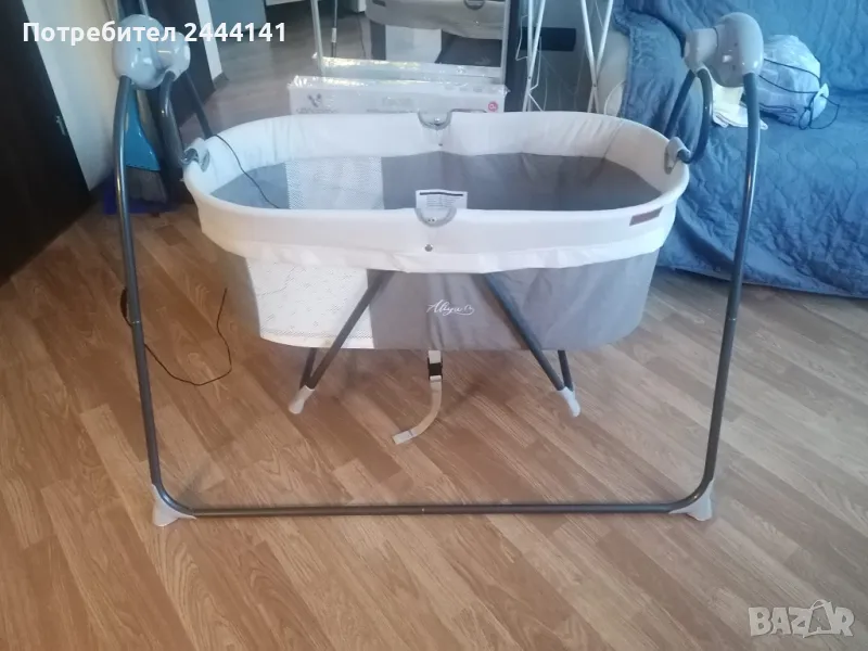 Нова електрическа бебешка люлка Cangaroo Aliya 2в1 – 170 лв., снимка 1