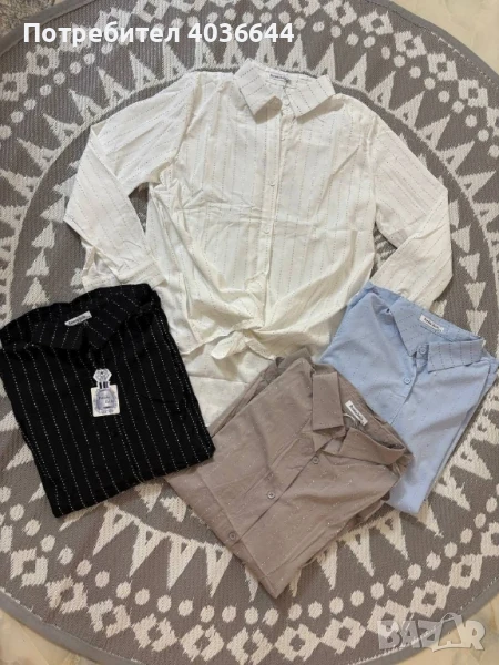 Риза с камъчета,памук, снимка 1