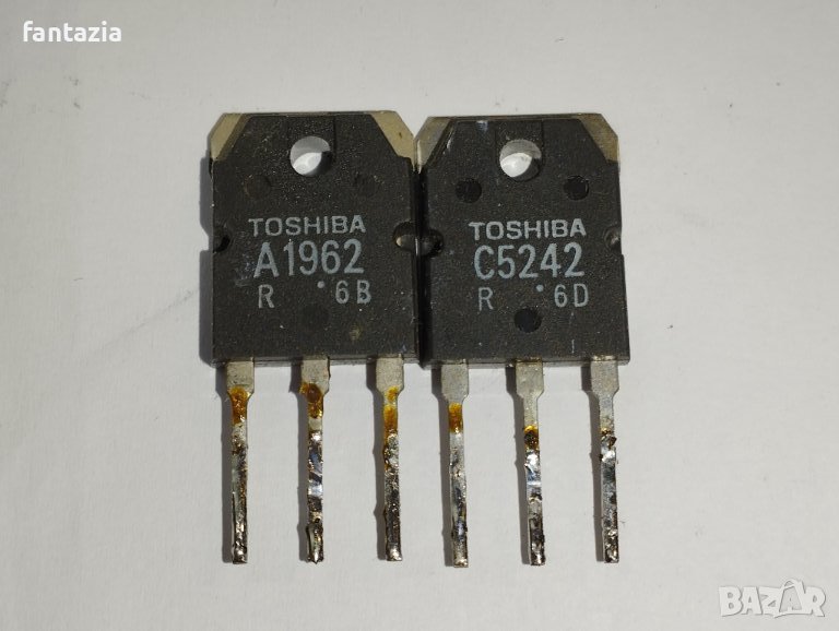 Продавам ОРИГИНАЛНИ транзистори Toshiba 2SA1962 2SC5242 1962 5242 , снимка 1