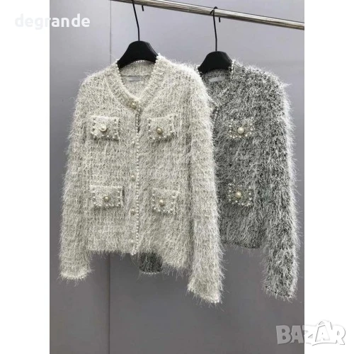 Луксозни дамски жилетки с ефектни копчета, снимка 1