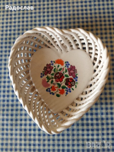 стара унгарска керамична купа, снимка 1