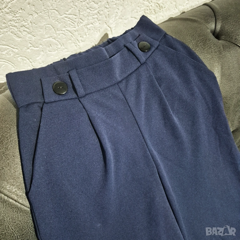 Син дамски панталон, снимка 1