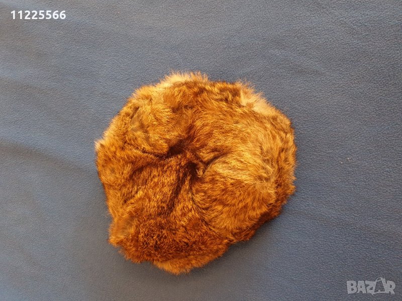 Калпак-заешка кожа и шал-яка-леопард, снимка 1