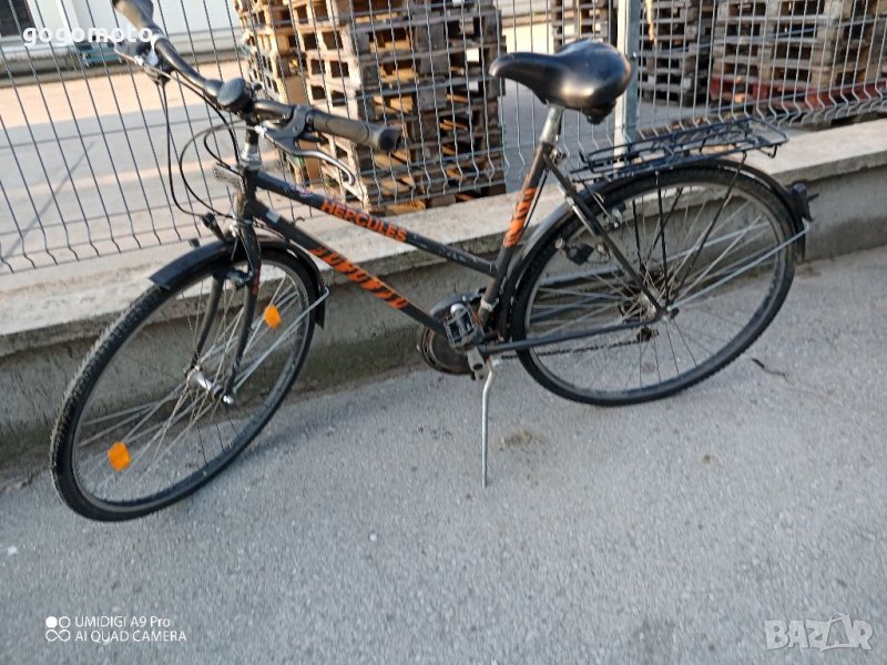 made in GERMANY. МАРКОВО Колело велосипед, ДАМСКИ,унисекс рамка,велосипед колело HERCULES® GreyHound, снимка 1