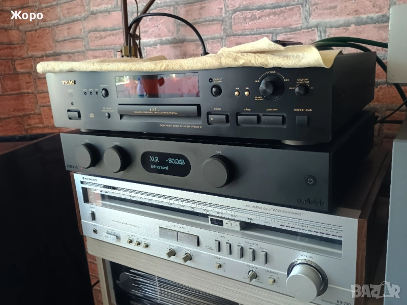 ⏯️Клип. Audiolab 8300А dual mono transistored Pre-Power Amp Made in UK, снимка 1
