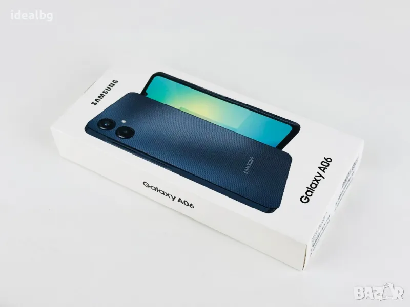 НОВ! Samsung Galaxy A06 128GB 4RAM Black 2г. Гаранция! , снимка 1