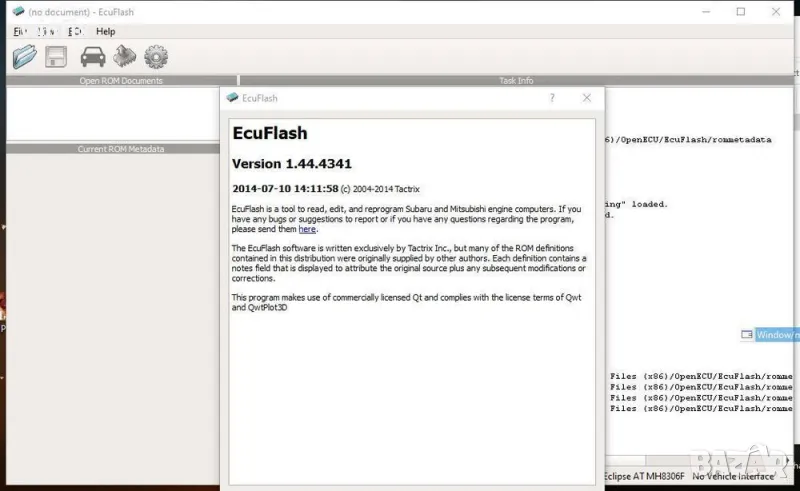 EcuFlash Subaru и Mitsubishi, снимка 1