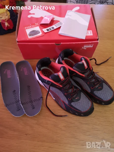 Дамски спортни маратонки на PUMA - SAFETY SHOES с алуминиево бомбе. , снимка 1
