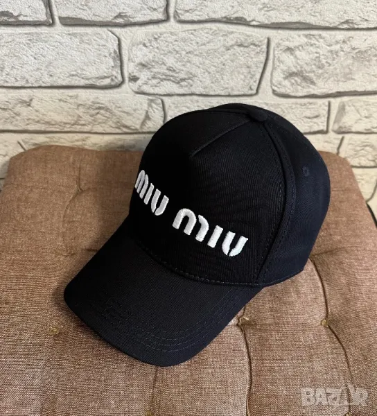 Шапка с козирка Miu Miu унисекс модел, снимка 1