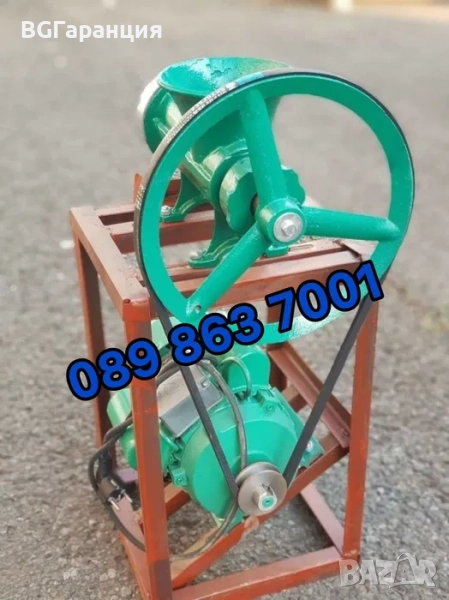 Нова Качествена месомелачка с електромотор 1,5 KW, снимка 1