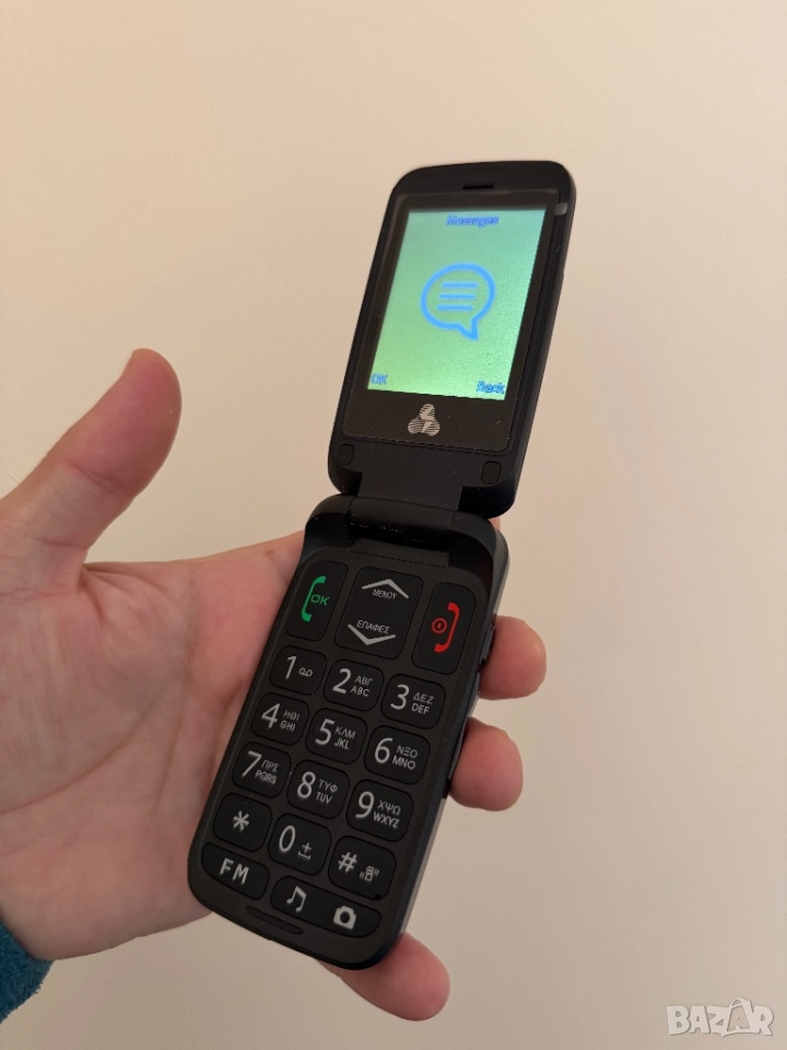 Powertech с протектор на екрана Големи копчета фенер, снимка 1