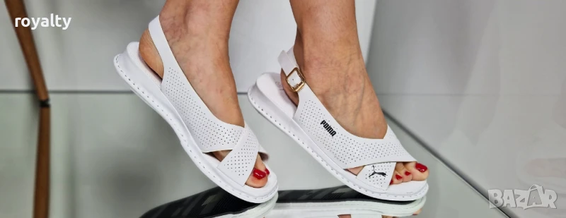 Puma бели дамски сандали , снимка 1
