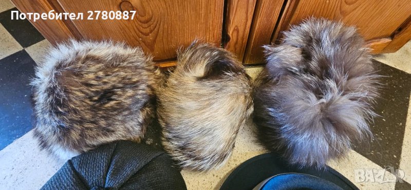 Дамски ретро шапки от естествен косъм, каскет и др, снимка 1