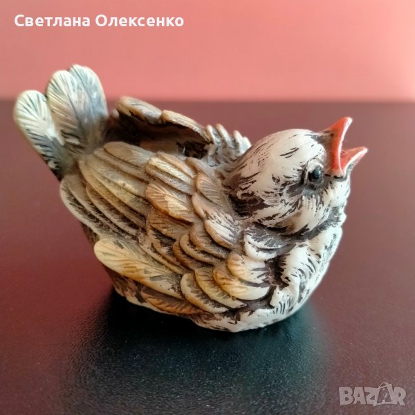 Фигурка на врабче Faro A. Lucchesi Италия , снимка 1