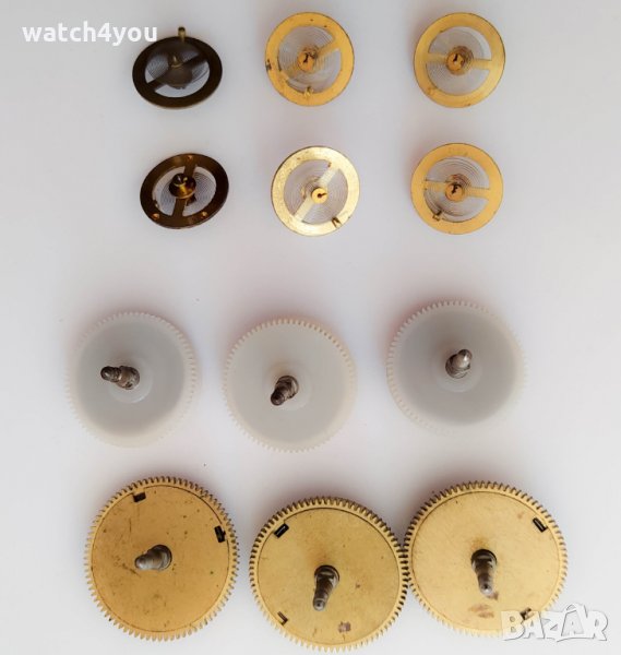 БАЛАНСИ,ОСИ,АНКЕРИ,РЕМОНТОАРИ,БАЛАНС,ПРУЖИНА,БАРАБАН.ЧАСТИ ЗА ЧАСОВНИЦИ.СЛАВА МИР ДРУЖБА SLAVA MIR , снимка 1