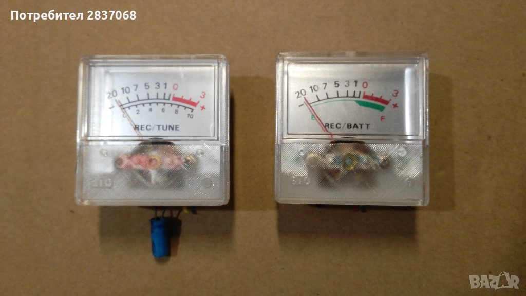 индикатори от стари радиа и касетофони, снимка 1