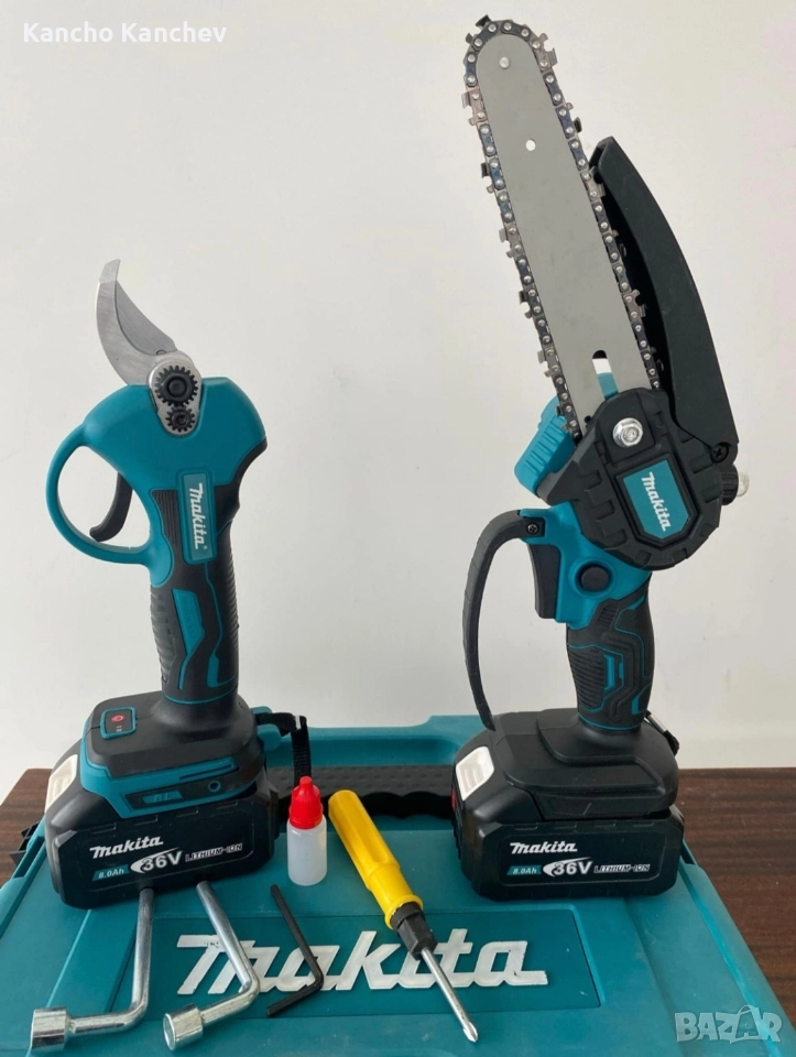 Промоция Акумулаторна Резачка Плус Лозарска Ножица 36V 8.0Ah, снимка 1