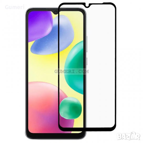 Xiaomi Redmi 10A Стъклен Протектор За Целия Дисплей - Full Glue, снимка 1