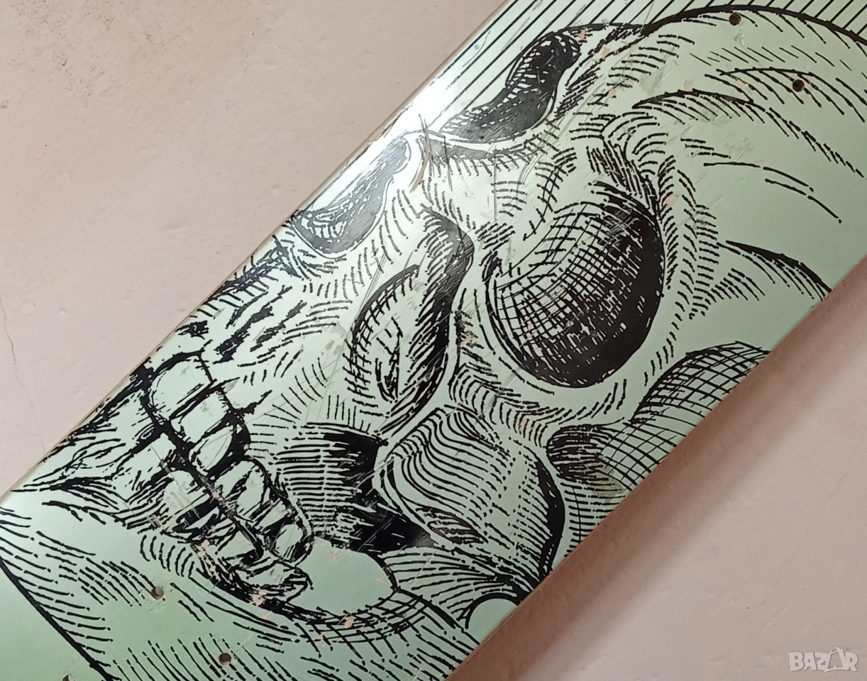 CARTEL Skateboarding Професионална скейт дъска с череп Professional Skate Deck , снимка 1