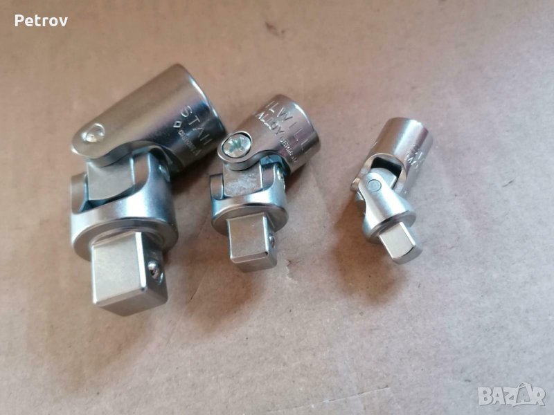 STAHLWILLE No.407/428/510 - PROFI-Set 3 броя кардани 1/4"+3/8"+1/2"!!ЧИСТО НОВИ!!ORIGINAL STAHLWILLE, снимка 1