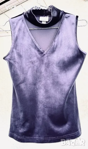 Красива блуза/топ  кадифе PARAH INTERNATIONAL Италия, снимка 1