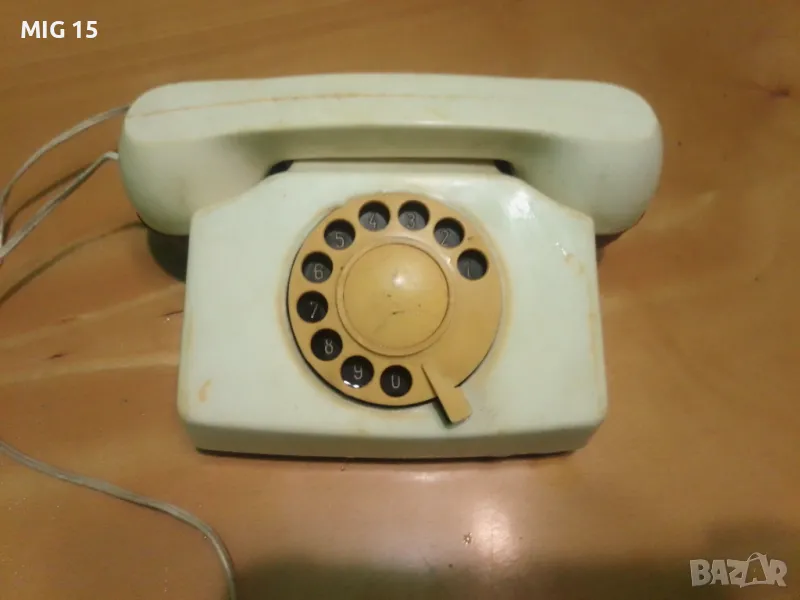 Стара българска играчка телефон., снимка 1