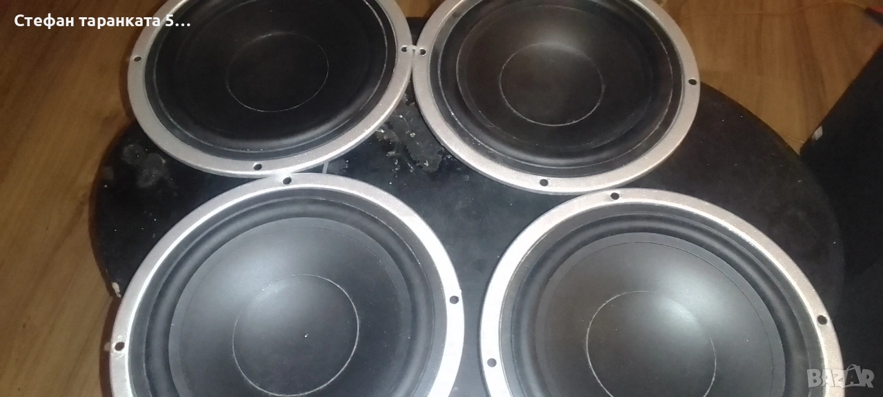 7 инчови два мидбаса и два басови говорители Cat, снимка 1