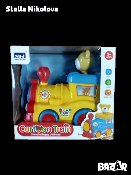 Музикално локомотивче с мече, снимка 1