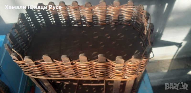 Старинна Плетена поставка , снимка 1