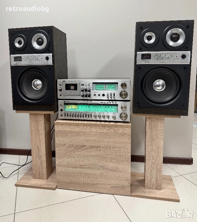 🔉Винтидж аудио сет ITT ресивър HIFI 8033, Дек HIFI 8021, тонколони ITT A1-130 + опция грамофон ITT , снимка 1