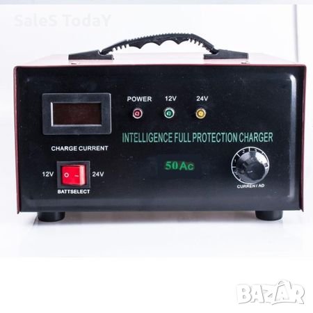 Зарядно устройство Automat, Токоизправител за автомобилен акумулатор 12V / 24 V  50A, снимка 1