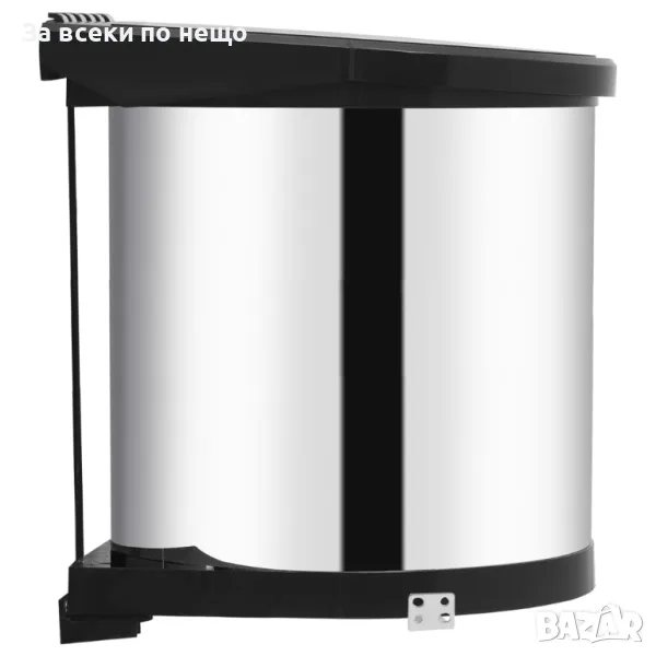 Кухненски вграден кош, неръждаема стомана, 12 л Код P10, снимка 1