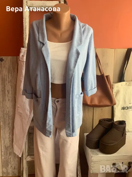 🩵🩵🩵 Блейзър в светлосин цвят💙 л/хл, снимка 1