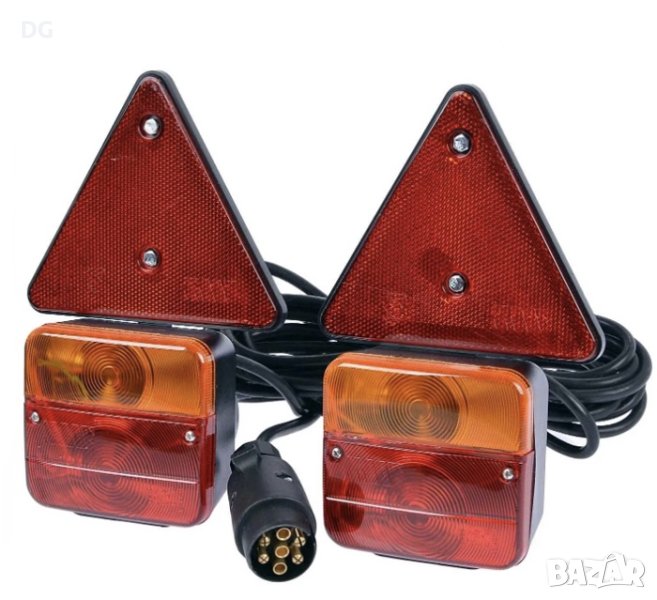 Стопове за ремарке магнитни - TK003С с триъгълник, снимка 1