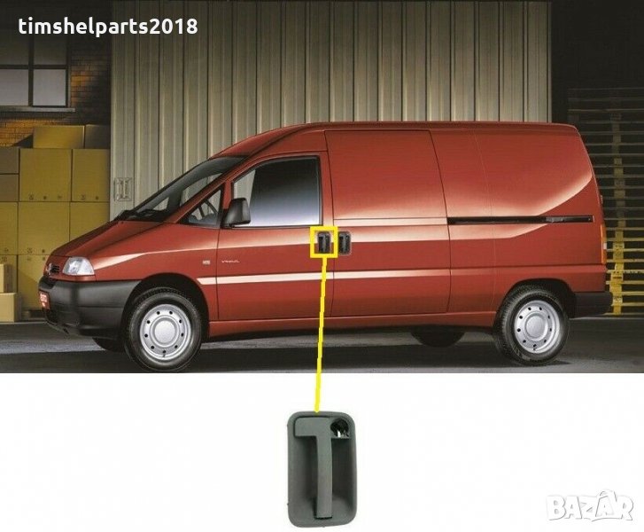 Външна дръжка за FIAT Scudo -Ulysse,CITROEN Jumpy-Evasion,PEUGEOT Expert-806, снимка 1